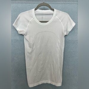 Lululemon size 6 white workout top